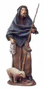 Shepherd with Lamb<br> Belenes Puig figure